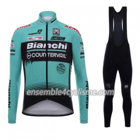 Tenue Maillot M/L + Collant à Bretelles 2017 Bianchi Countervail N001